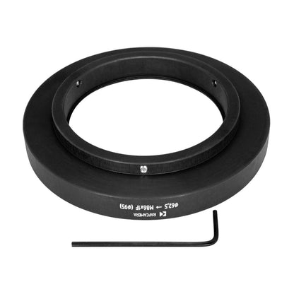 62.5mm clamp to M86x1 female thread adapter with 95mm outer diameter