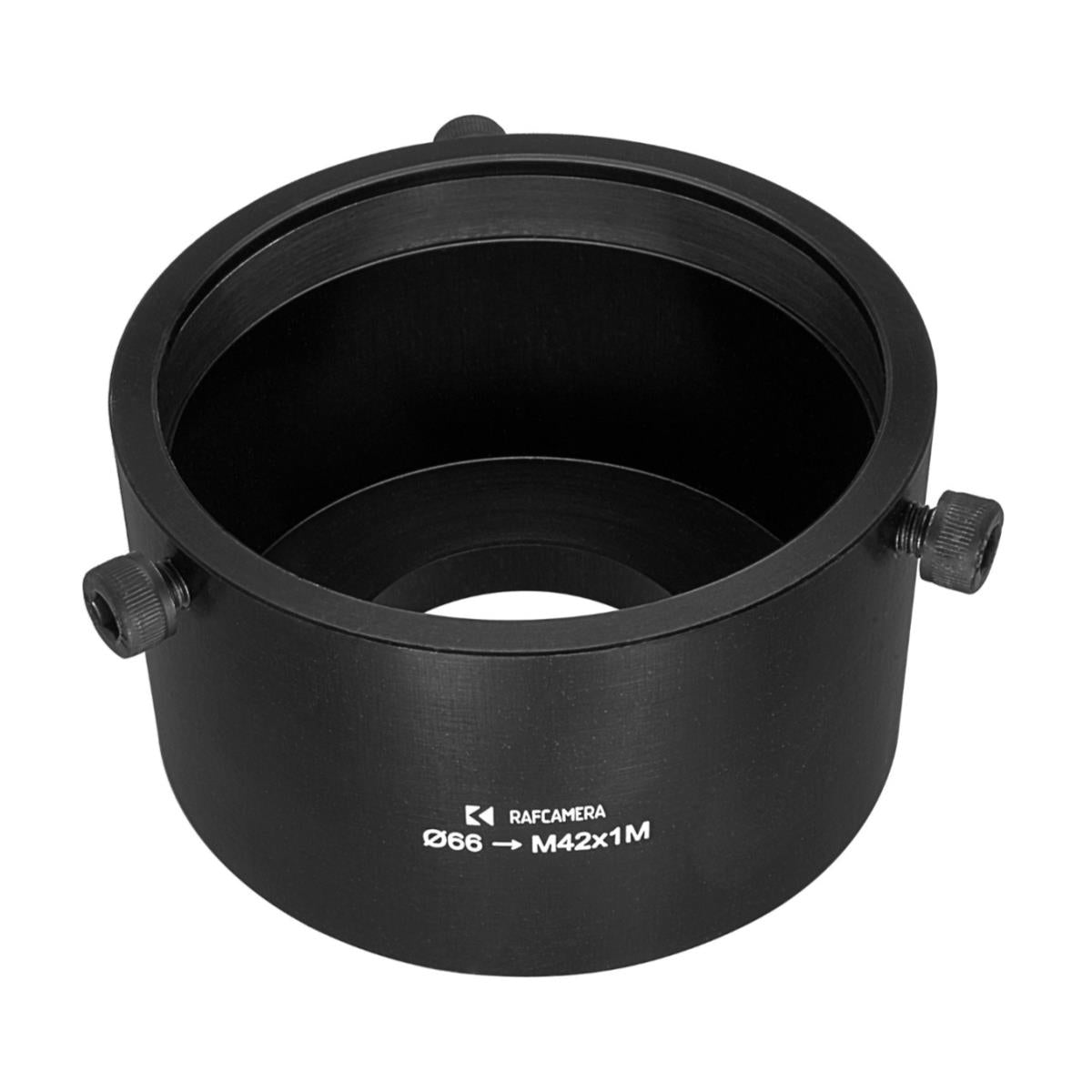 66mm clamp to M42x1 male thread adapter