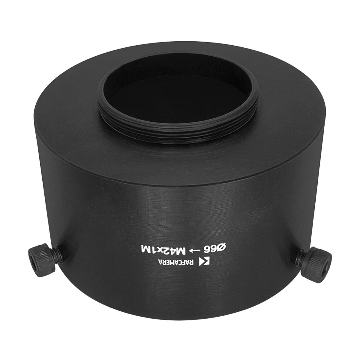 66mm clamp to M42x1 male thread adapter