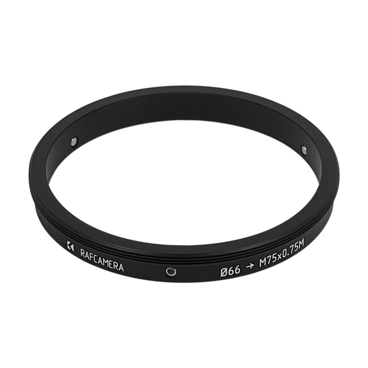 66mm clamp to M75x0.75 male thread for Isco and FVD-16