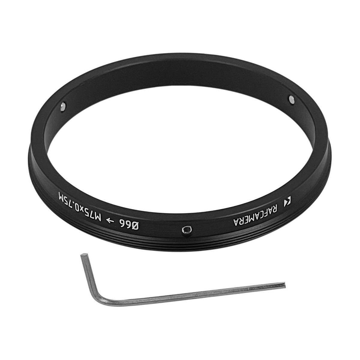 66mm clamp to M75x0.75 male thread for Isco and FVD-16