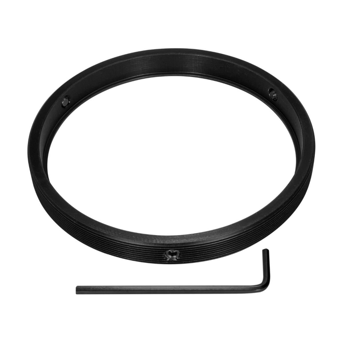 70mm clamp to M77x0.75 male thread adapter (Rectilux HCDNA on Kowa 16-H), short