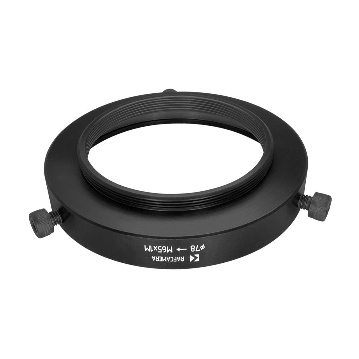 78mm clamp to M65x1 male thread adapter (for Super Cinephor 2/152mm lens)