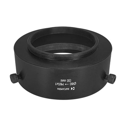 80mm clamp to M65x1 male thread adapter for Meopta projection lenses