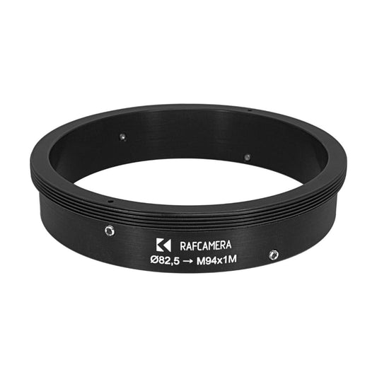 82.5mm clamp to M94x1 male thread adapter for Bower 6.3/500mm helicoid