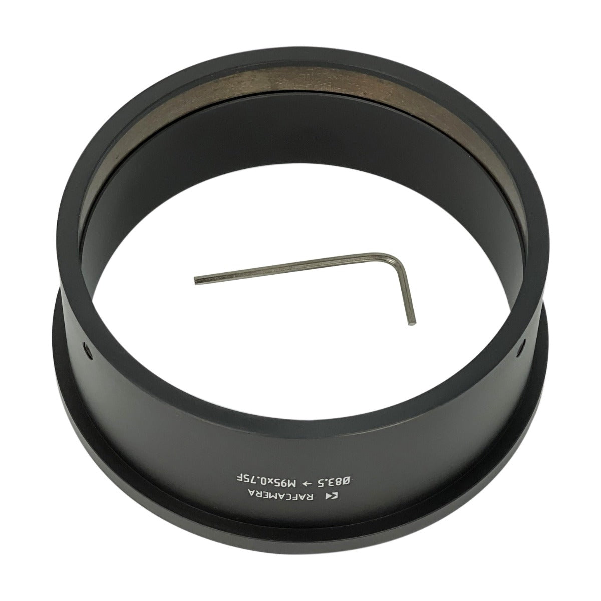 83.5mm clamp to M95x0.75 female thread adapter for Leica-R 15mm lens