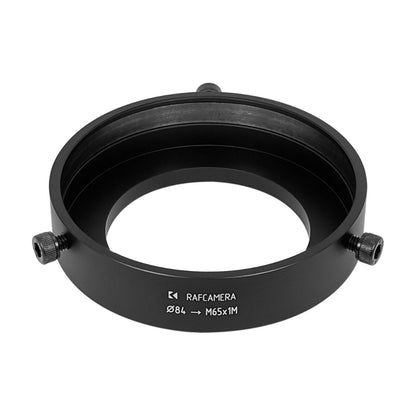 84mm clamp to M65x1 male thread adapter for FJW Industries 90mm Lens