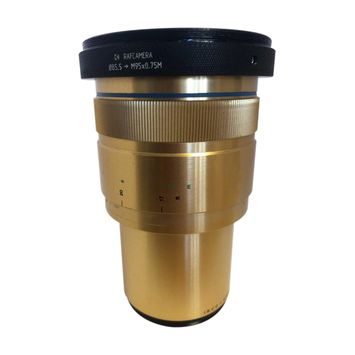 85mm clamp to M95x0.75 male thread adapter for ISCO UltraStar 14.5cm lens