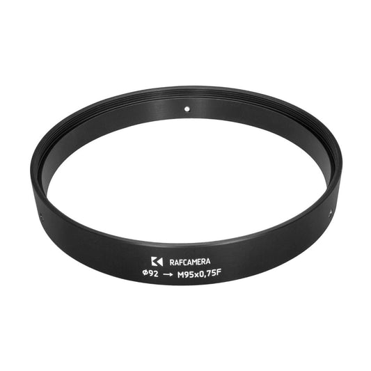 92mm clamp to M95x0.75 female thread adapter for old Mir-20 lens
