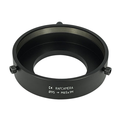 95mm clamp to M65x1 male thread adapter
