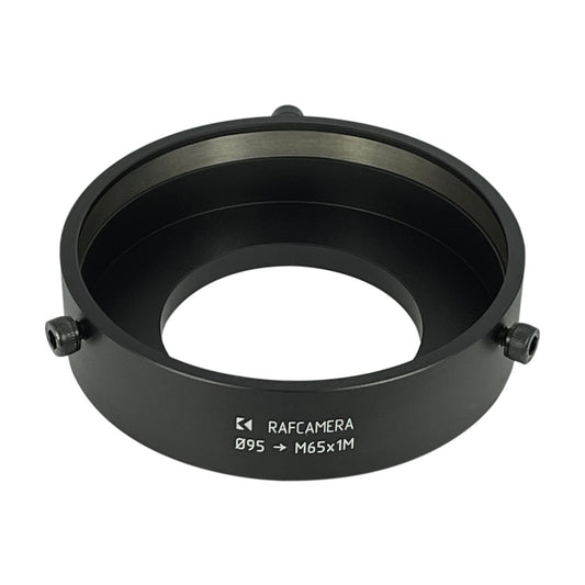 95mm clamp to M65x1 male thread adapter