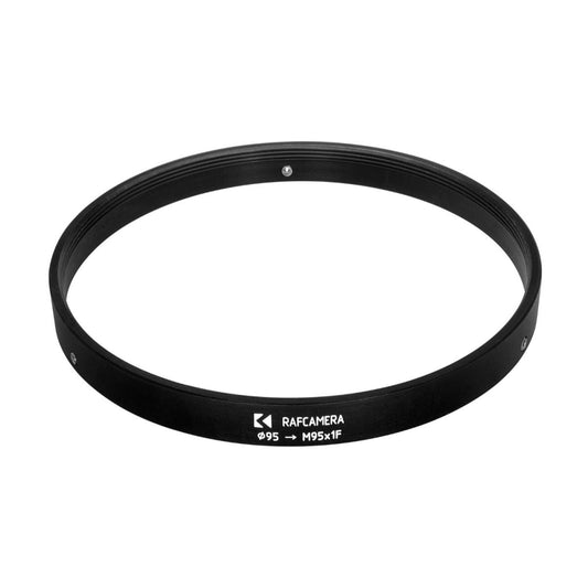 95mm clamp to M95x1 female thread adapter