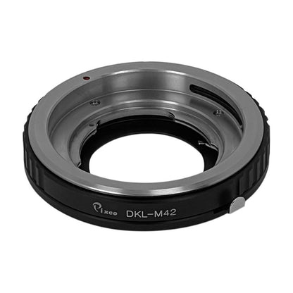 Voigtlander DKL lens to M42x1 camera mount adapter, black