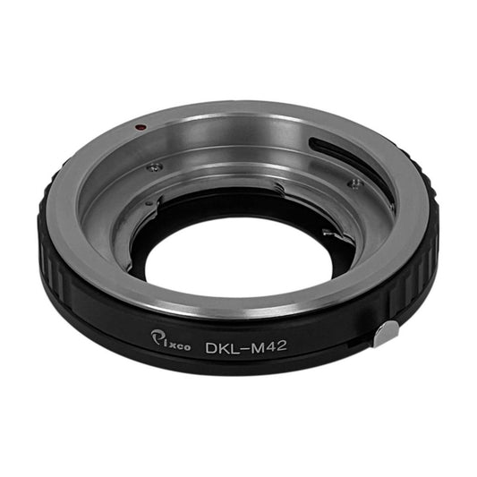 Voigtlander DKL lens to M42x1 camera mount adapter, black
