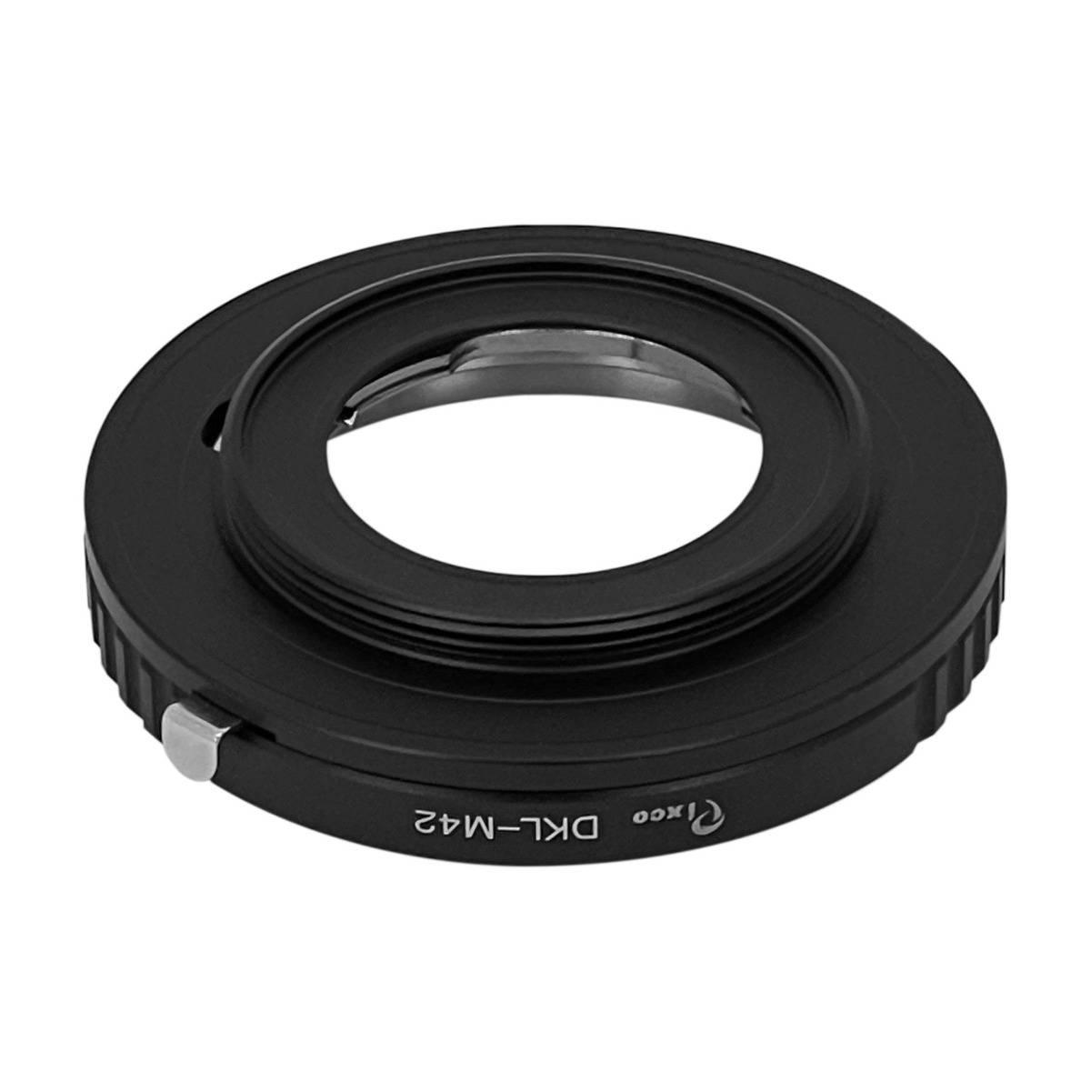 Voigtlander DKL lens to M42x1 camera mount adapter, black