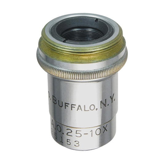 Spencer Microscope Objective - 16mm 10x0.25