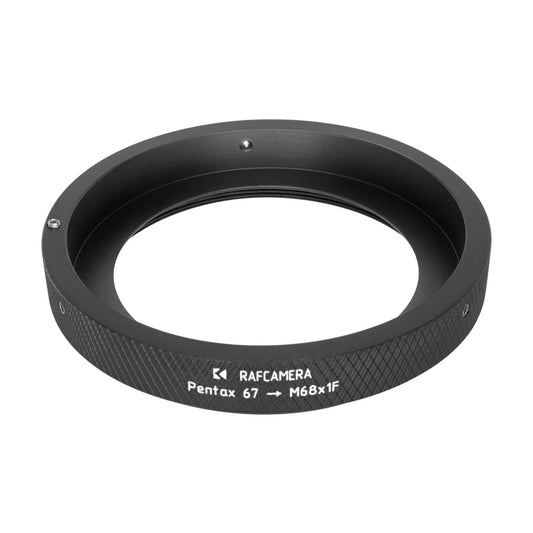 Pentax 67 lens to Pentacon Six camera (M68x1 female thread) mount adapter