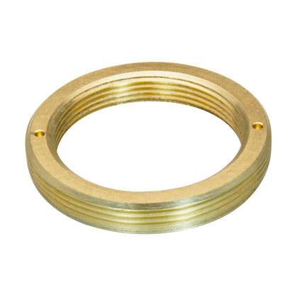 M26x0.75 male to RMS female thread adapter, flangeless, bronze