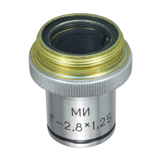 LOMO Microscope Objective - Achromat F=2.8mm, n.a.1.25
