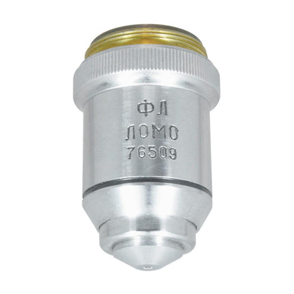 LOMO Microscope Objective - Achromat 90x1.25, Oil, Phase, Luminescence