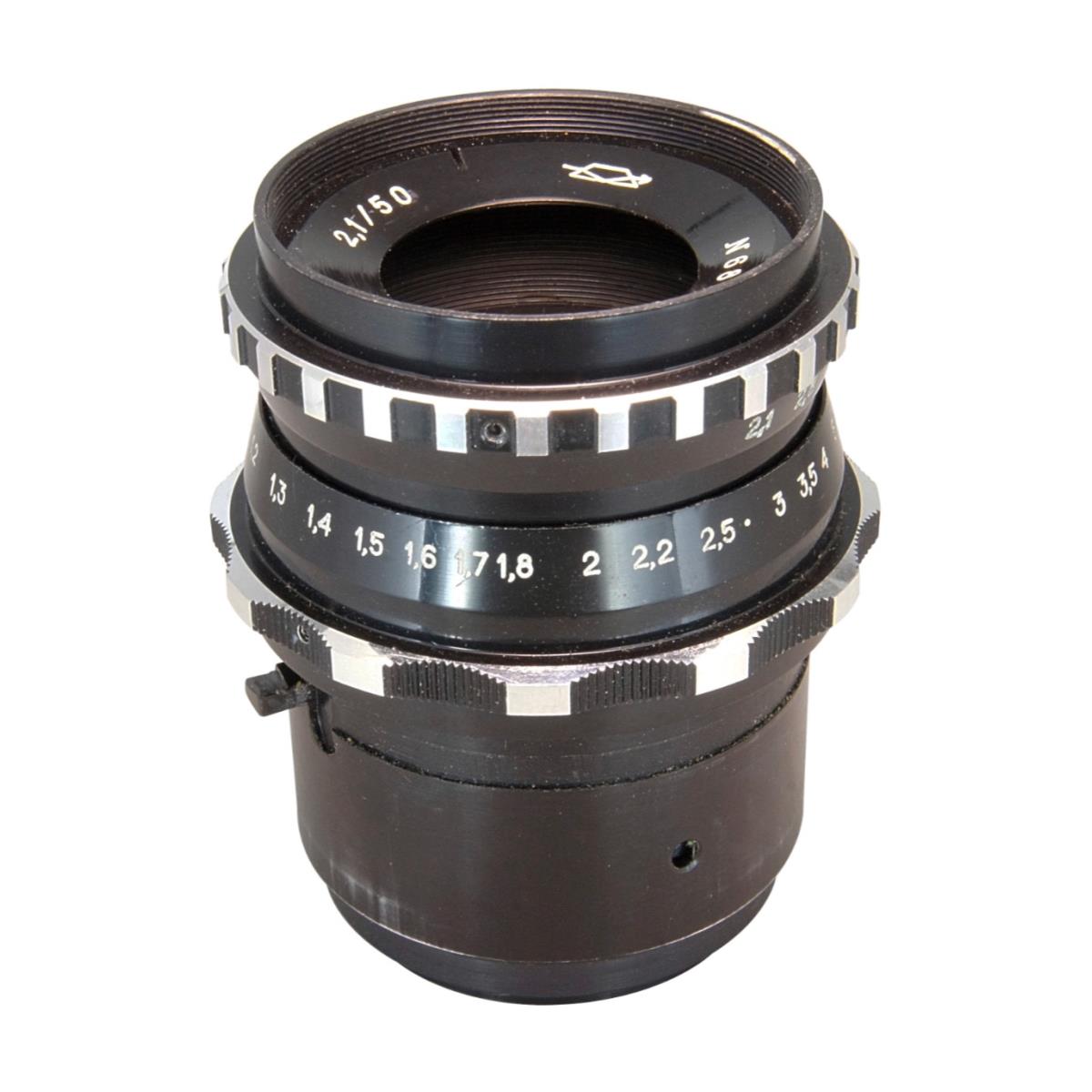 Vega-9 2.1/50mm lens for Krasnokorsk-2 16mm film movie camera