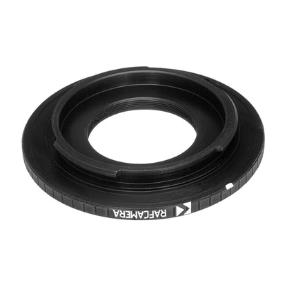 M27x0.5 (Spiratone) female thread to Nikon F camera mount adapter