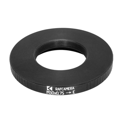 M30x0.75 female thread to Sony E-mount camera adapter