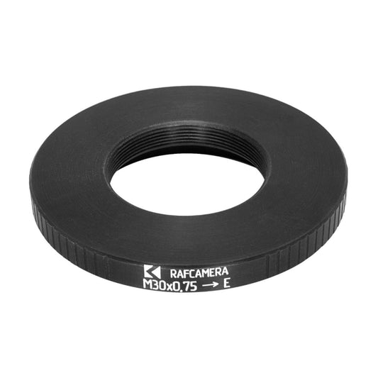 M30x0.75 female thread to Sony E-mount camera adapter