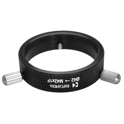 42mm clamp to M42x1 female thread adapter