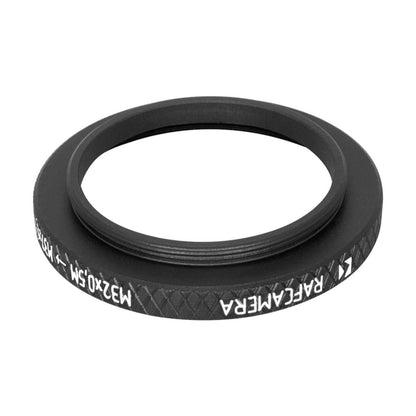 M32x0.5 male to M37x0.75 female thread adapter (32mm to 37mm step-up ring)