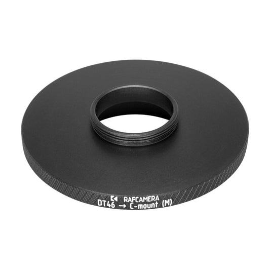 46mm microscope dovetail to C-mount male thread adapter, wide