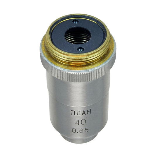LOMO Microscope Objective - Planachromat 40x0.65 (Polarized)