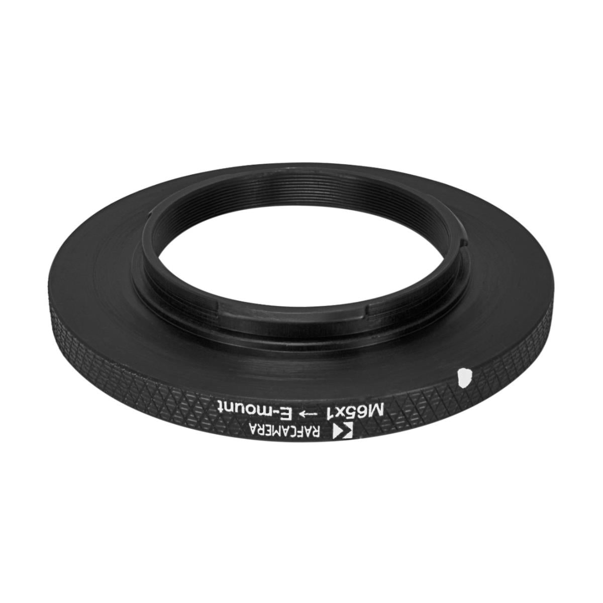 M65x1 female thread to Sony E-mount camera adapter