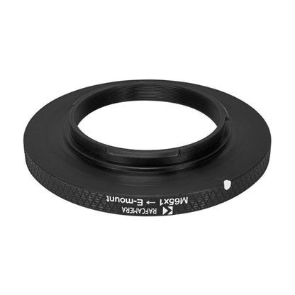 M65x1 female thread to Sony E-mount camera adapter