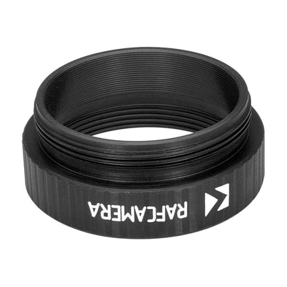 M27x0.75 male to M26x0.75 female thread adapter, black