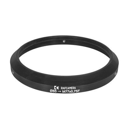 85mm clamp to M77x0.75 female thread adapter for ISCO