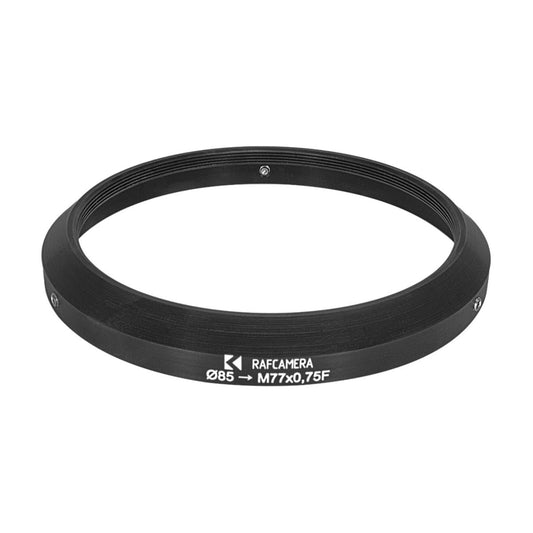85mm clamp to M77x0.75 female thread adapter for ISCO