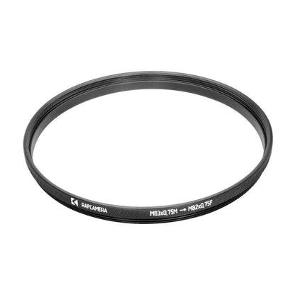 M83x0.75 to M82x0.75 step-down ring for Canon 500mm Reflex 1:8 lens