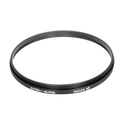 M83x0.75 to M82x0.75 step-down ring for Canon 500mm Reflex 1:8 lens