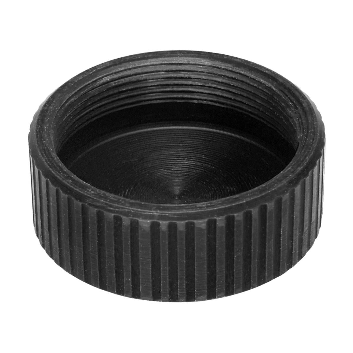 Screw-on cap with RMS thread for microscope objective lens