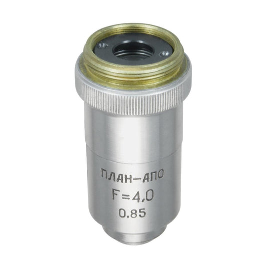 LOMO Microscope Objective - Planapochromat F=4mm, n.a.=0.85