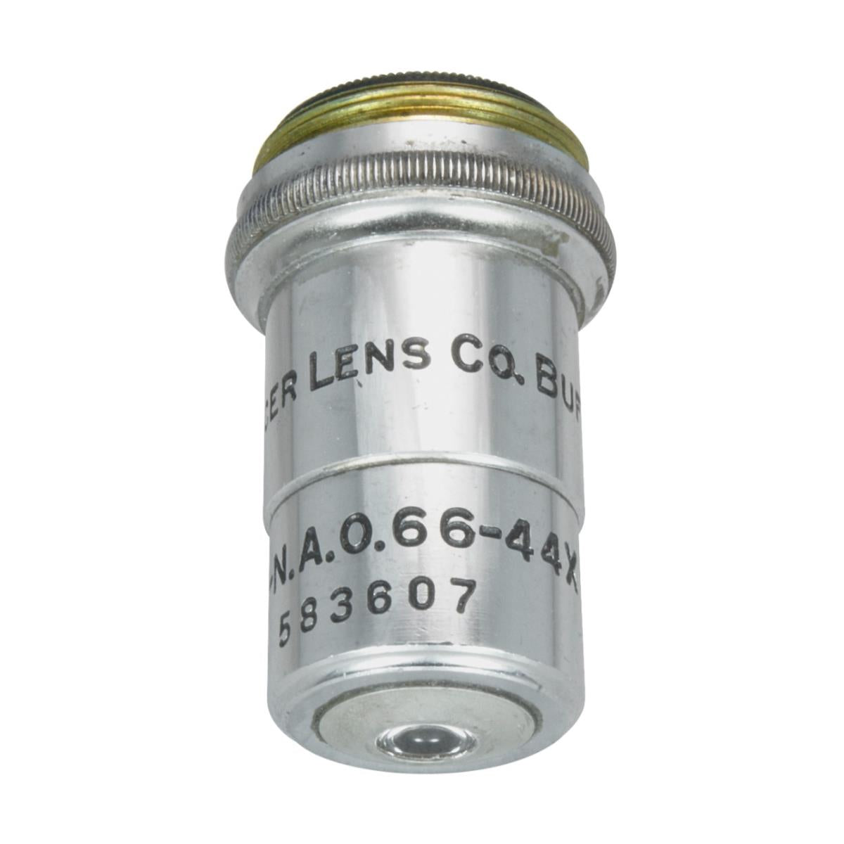 Spencer Microscope Objective - 4mm 44x0.66