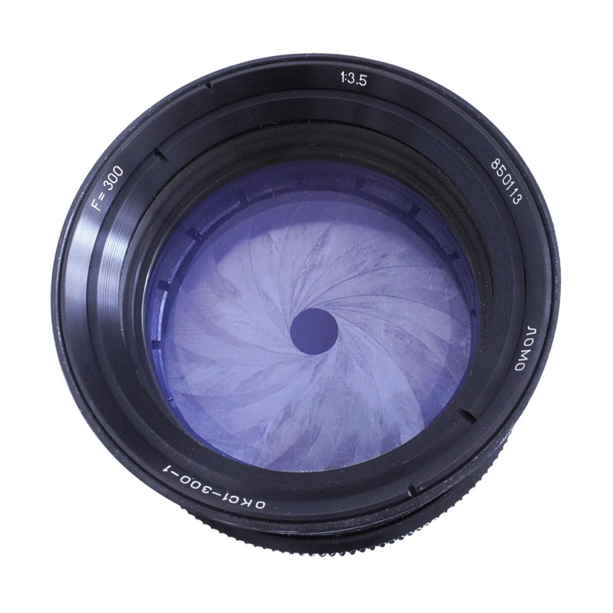 LOMO 300mm lens OKC1-300-1 in Konvas/Kinor OCT-19 mount, #850113