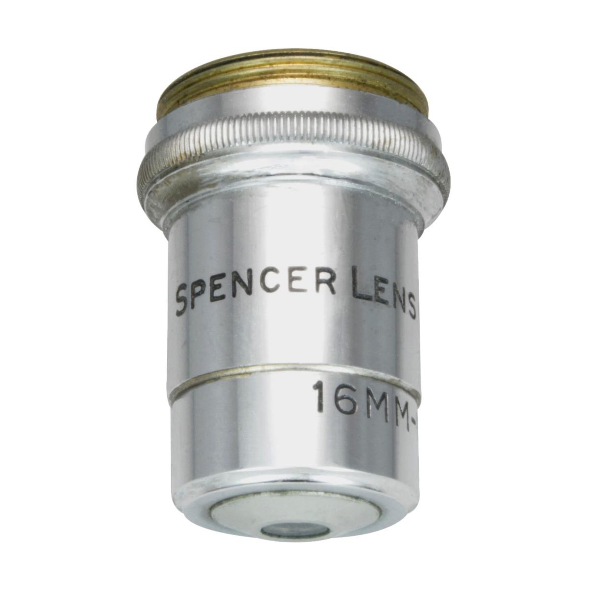 Spencer Microscope Objective - 16mm 10x0.25