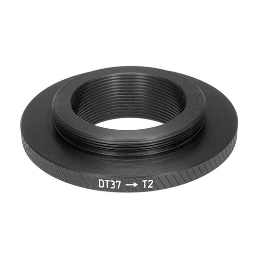 37mm microscope dovetail to T2 (M42x0.75) male thread adapter