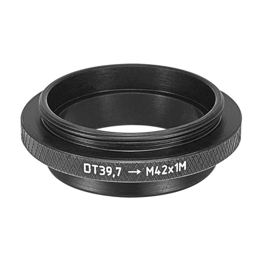 39.7mm microscope dovetail to M42x1 male thread adapter