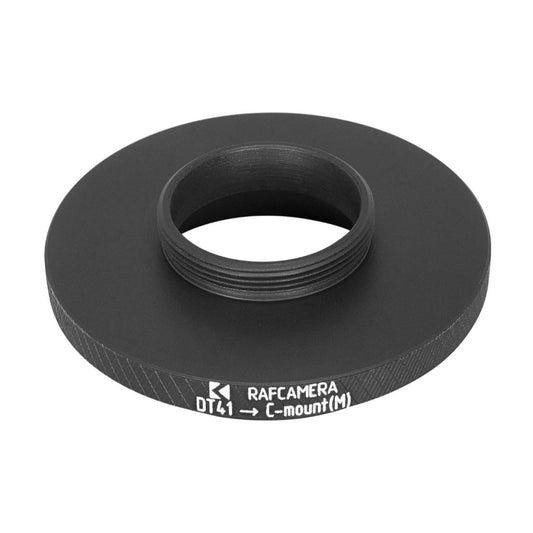 41mm microscope dovetail to C-mount male thread adapter (LOMO MBI-1)