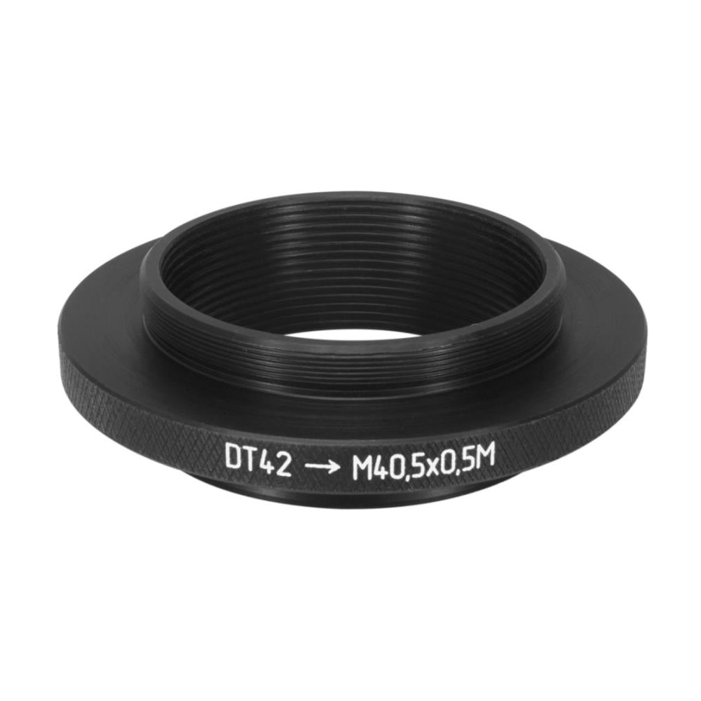42mm microscope dovetail to M40.5x0.5 male thread adapter