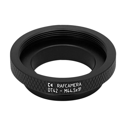 42mm dovetail to M44.5x1 female thread adapter