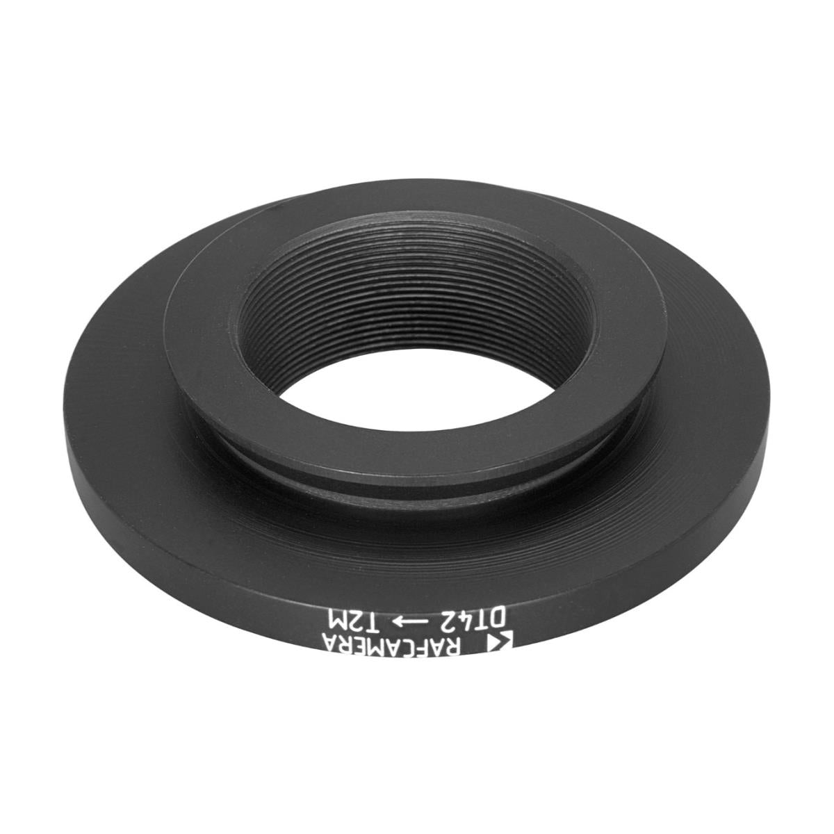 42mm microscope dovetail to M42x0.75 (T2) male thread adapter
